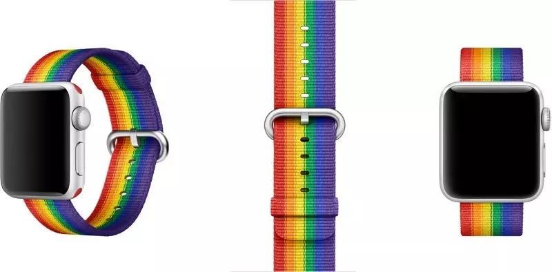 apple watch彩虹表带不够耍酷,苹果想做有灯光效果的