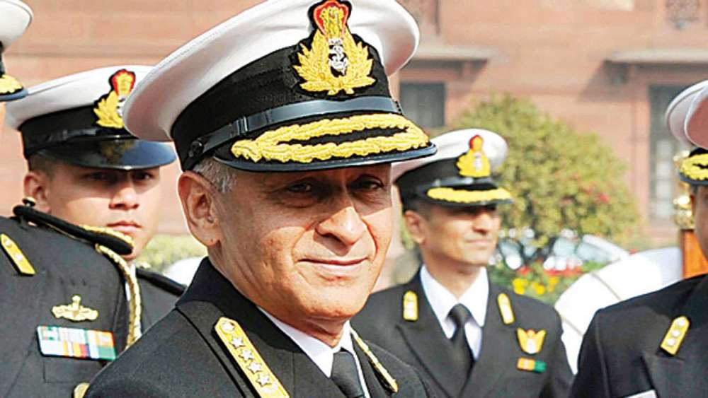 印度海军总参谋长桑尼尔·兰巴上将