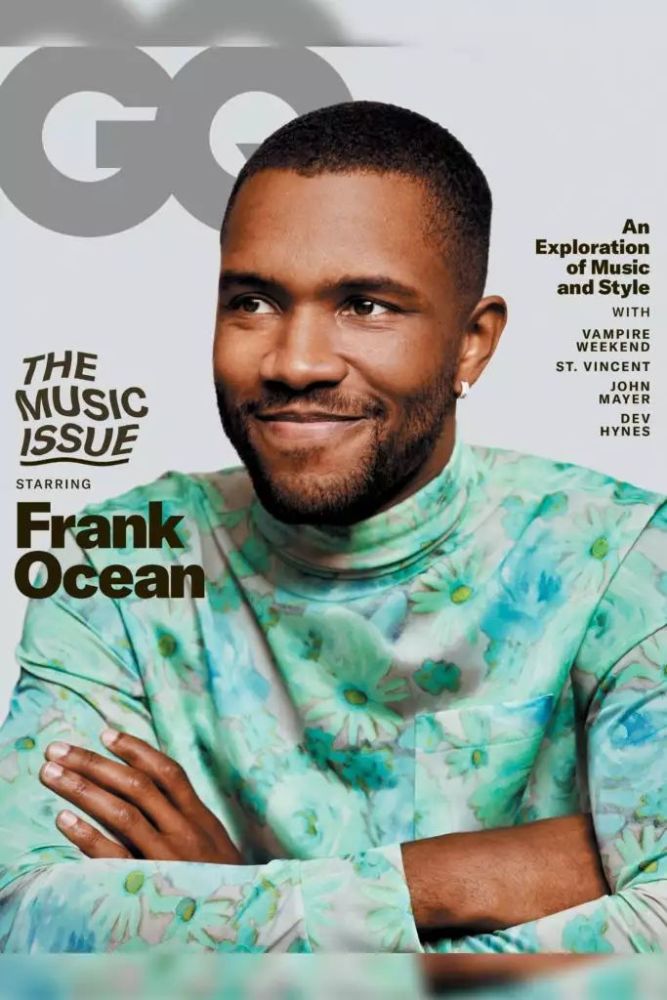 gq 封面人物frank ocean   图片来源:alasdair mclellan