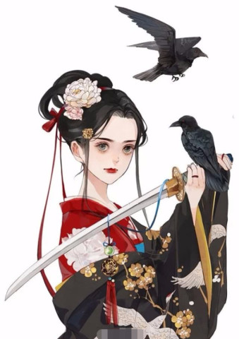 古风"佩剑"少女壁纸,女侠也可以柔情千纵,最后一张太