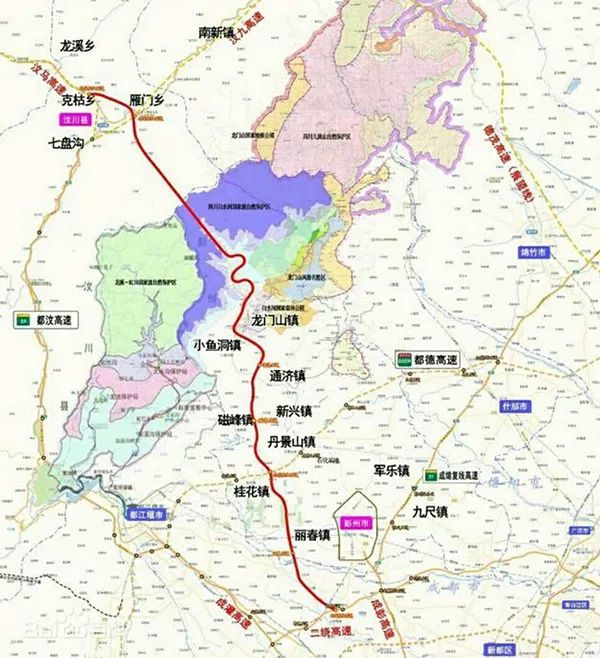 成阿高速成都段纳入四川省高速公路网规划,将与汶马