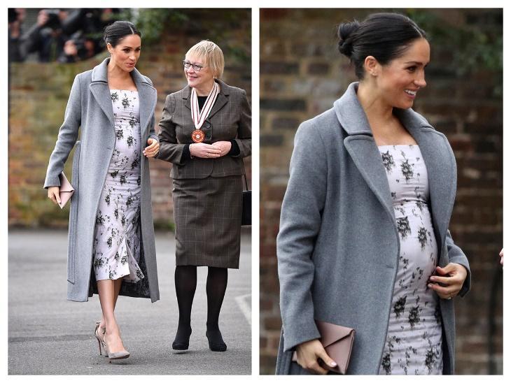 根怀孕后越来越性感!去年冬天长靴羊绒大衣,现