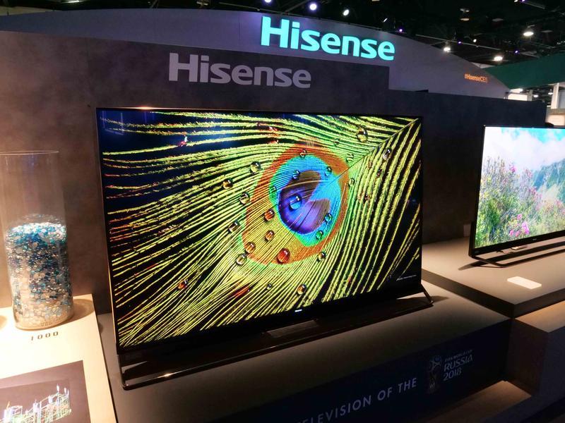 CES2019海信展台大放异彩 不止三色激光电视