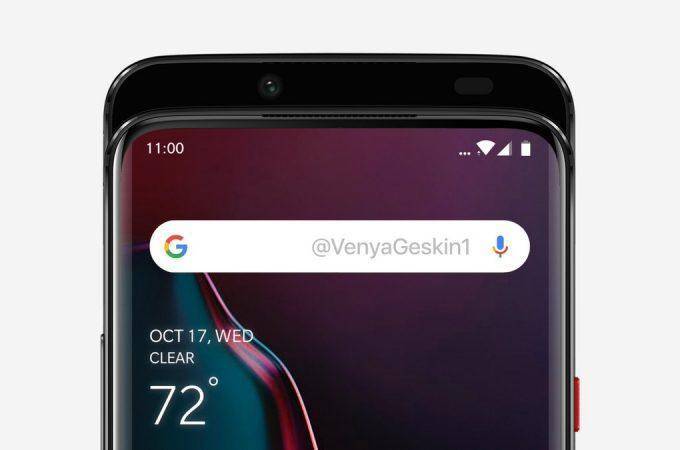 一加7T渲染图曝光 骁龙855+滑盖式摄像头