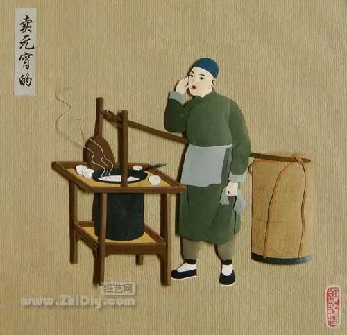 元宵就不多说了 只是有一种卖熟元宵的则要喊 如今 这些叫卖声音