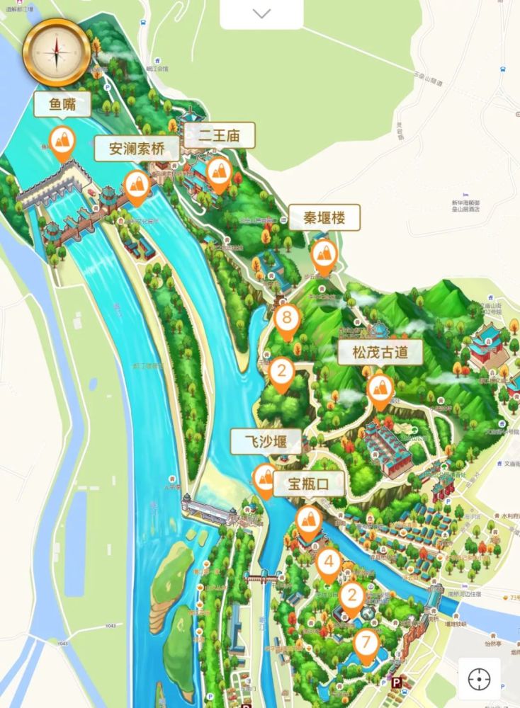 收藏!成都景区地图全攻略,这下再也不怕找不到地方了!