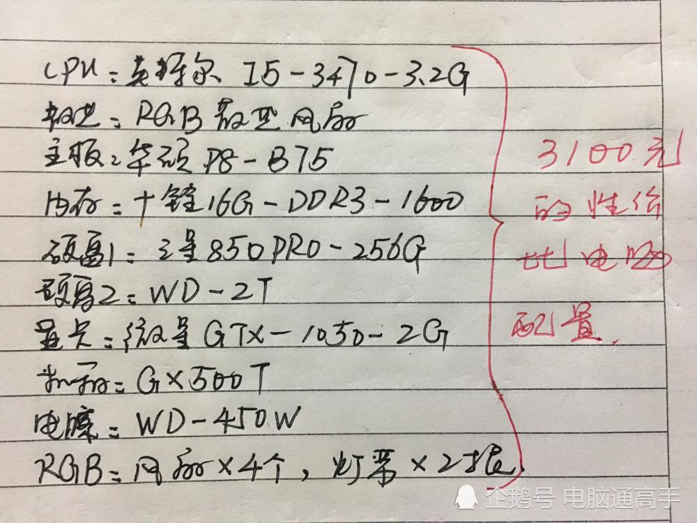 3100元组装的电脑使用心得体会,也许你不看好