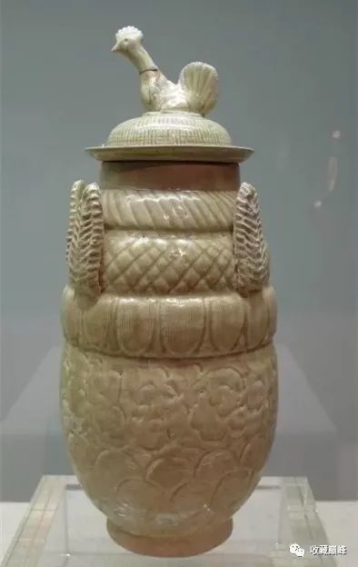 古寶奇蔵】宋・古陶瓷品・龍泉窯・粉青釉・雙耳瓶・