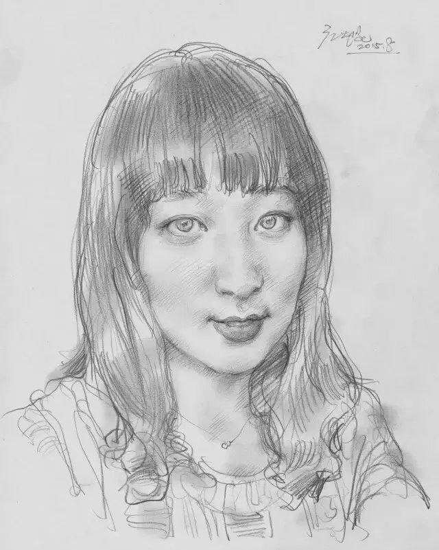 川美院长庞茂琨人体素描作品中那些美丽的女孩!