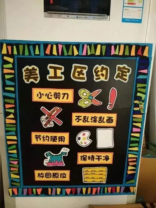 【区域环创】105款幼儿园活动区进区约定规则&区角标识标志