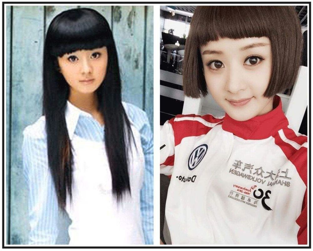都是童颜,为什么赵丽颖留厚刘海老十岁,谭松韵和欧阳娜娜却显嫩