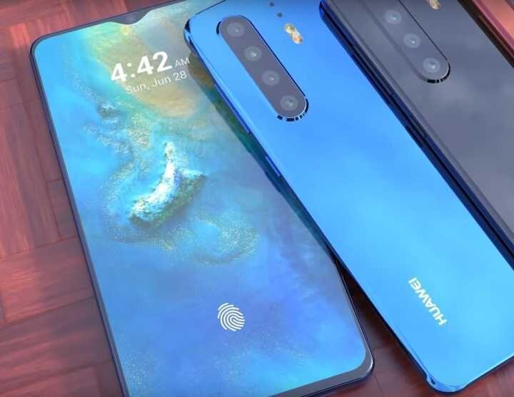 华为P30 Pro外观已确认:水滴屏+极致屏占比,价