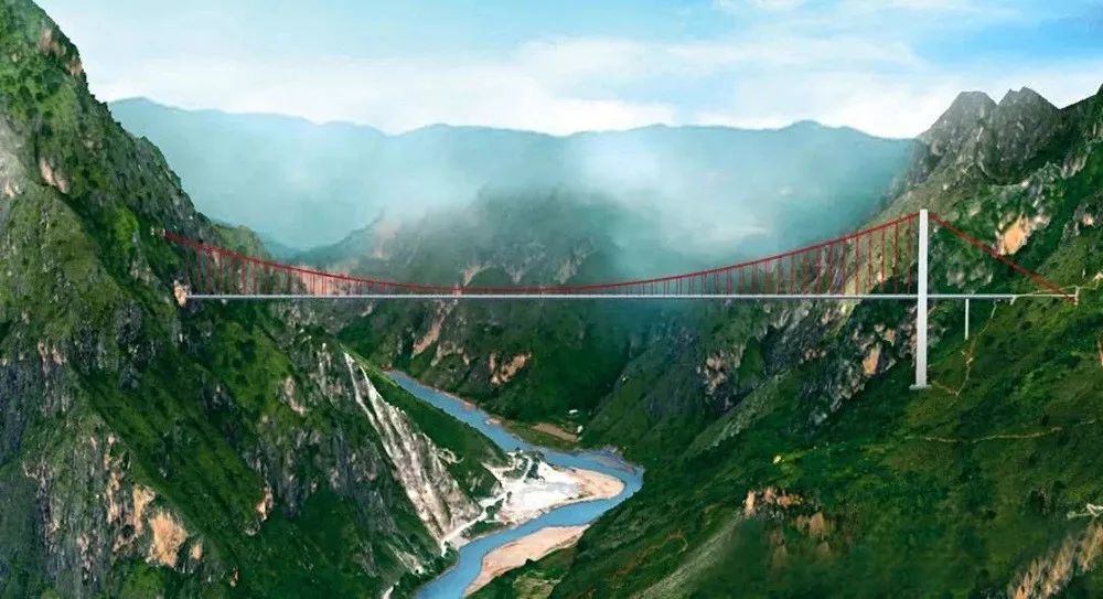 玉楚高速公路绿汁江大桥正式开工