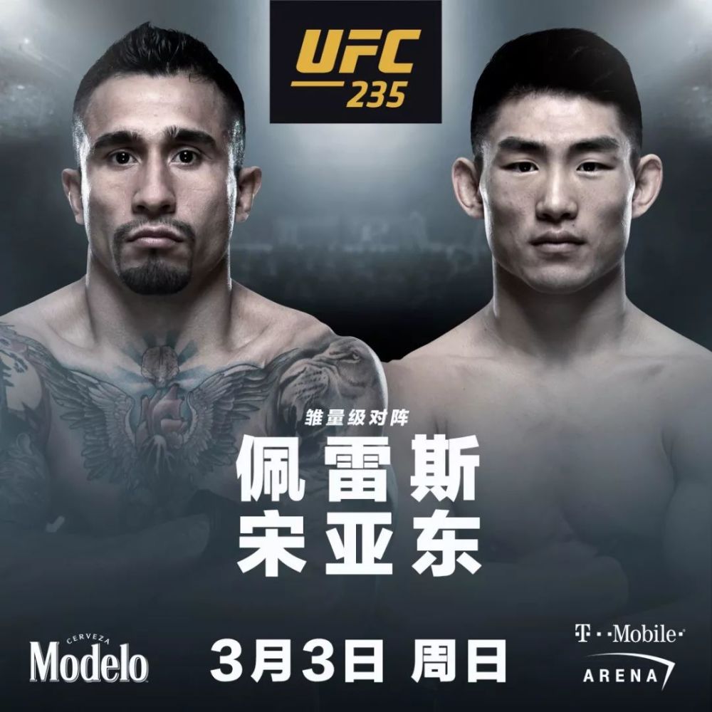 宋亚东迎来真正挑战,ufc235对阵级别十二