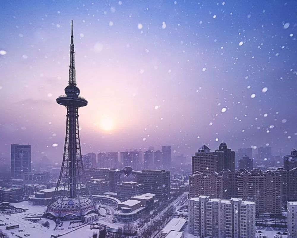 哈尔滨地标建筑龙塔.图/视觉中国