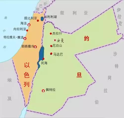 以色列侵吞巴勒斯坦领土地图.