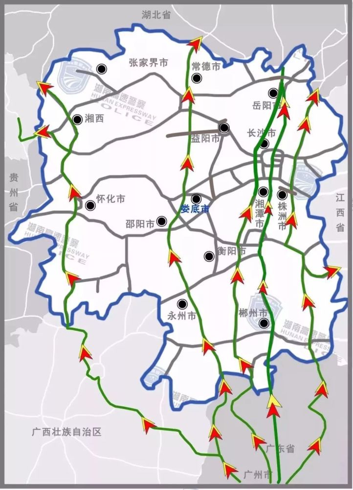 通过凤头岭(堡城)省界收费站进入湖南,在s31宜凤高速行驶约3公里后,在