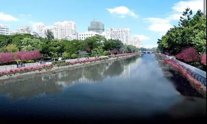 晋安河治理效果图