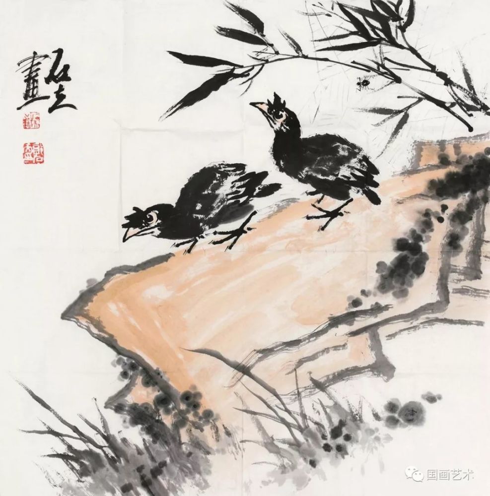 郭石夫 花鸟小品欣赏