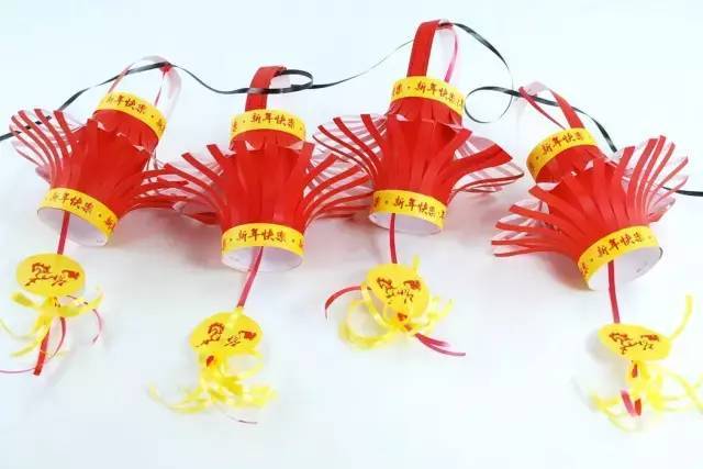幼儿园新年手工灯笼制作,最炫还是中国风!
