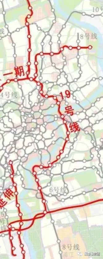 19号线最新规划 闵行 浦东 虹口 宝山交通全面提升
