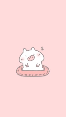 很适合今年用的一张壁纸呀!可爱的猪猪壁纸呢