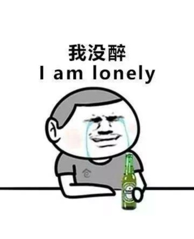 我没醉内心想法 i am  lonely(我很寂寞)