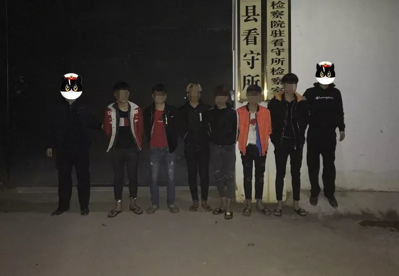 被抓获的犯罪嫌疑人