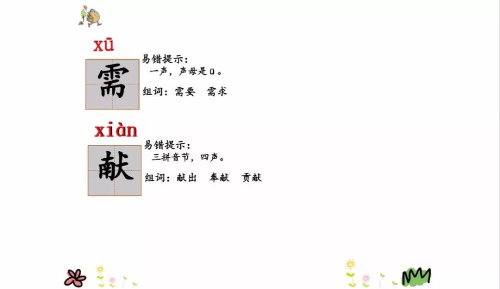 统编版语文二年级下册第5课雷锋叔叔你在那里微课知识点