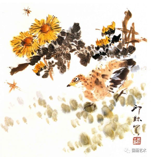 岁岁平安——国画中的鹌鹑辑录欣赏