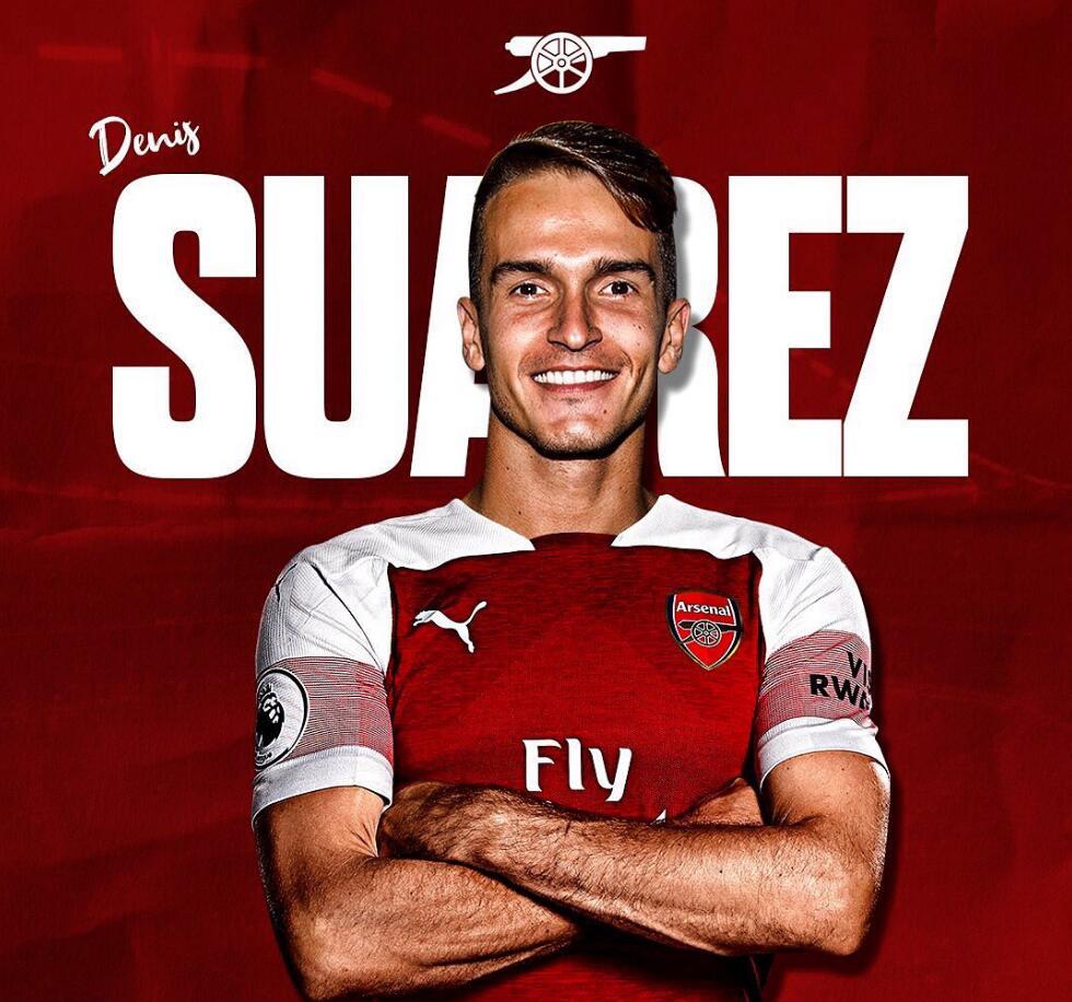 阿森纳官方宣布丹尼斯-苏亚雷斯加盟球队