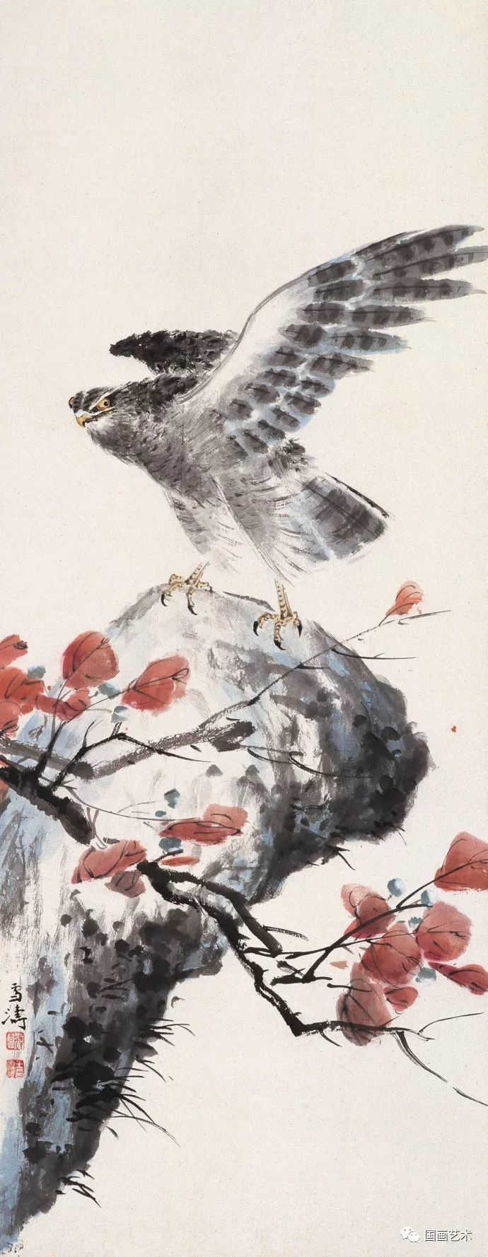 梅雀迎春——王雪涛 花鸟画欣赏