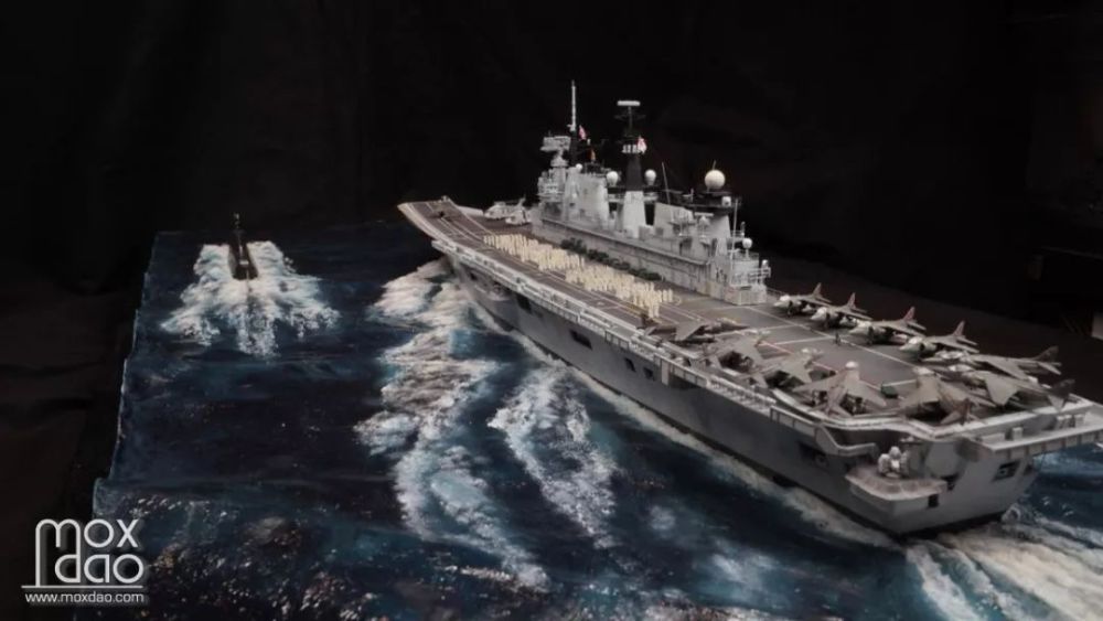 1/350 hms illustrious女王80岁生日场景