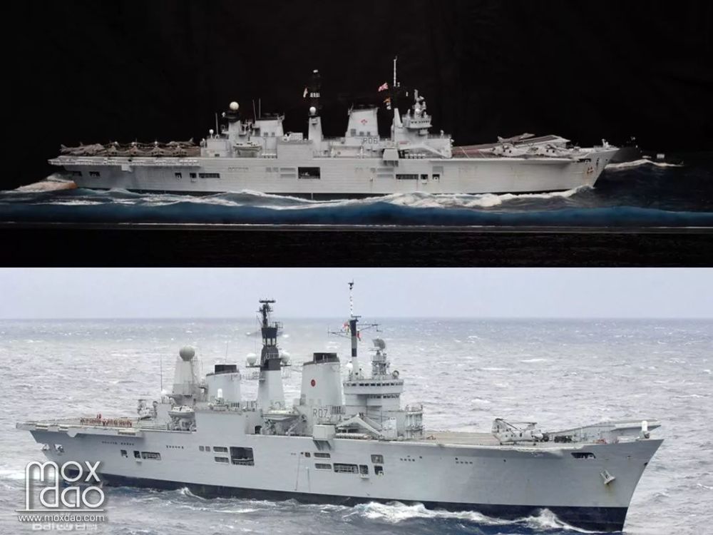 1/350 hms illustrious女王80岁生日场景