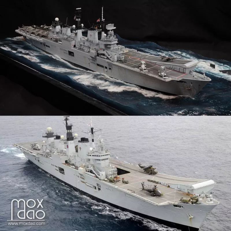 1/350 hms illustrious女王80岁生日场景