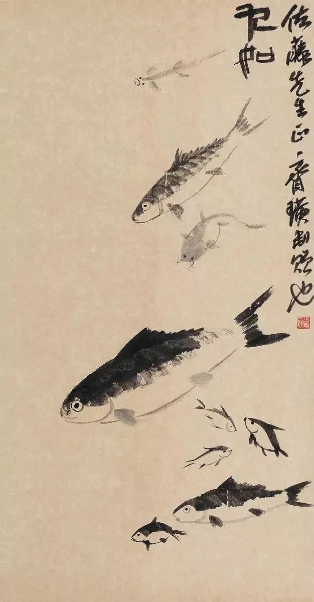 大师画鱼,年年有余!