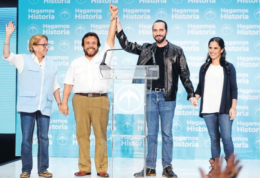 布克莱宣布赢得萨尔瓦多大选 打破30年左右翼