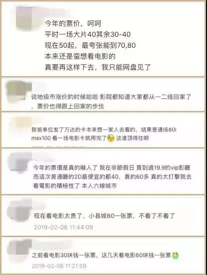 今年春节的电影票为什么这么贵?