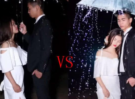 婚纱照p瘦图_婚纱照风格