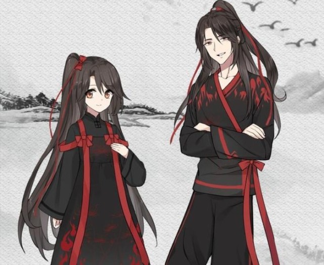 《魔道祖师》全员变成女孩子,魏无羡可爱蓝忘机呆萌,他最惊艳!