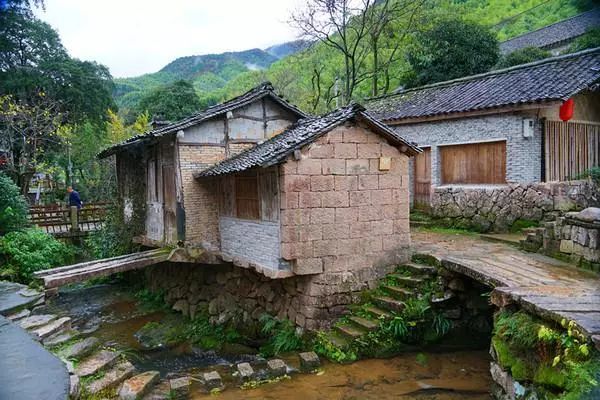 探村台州黄岩半山古村清溪古道梨树石屋静享山居之美