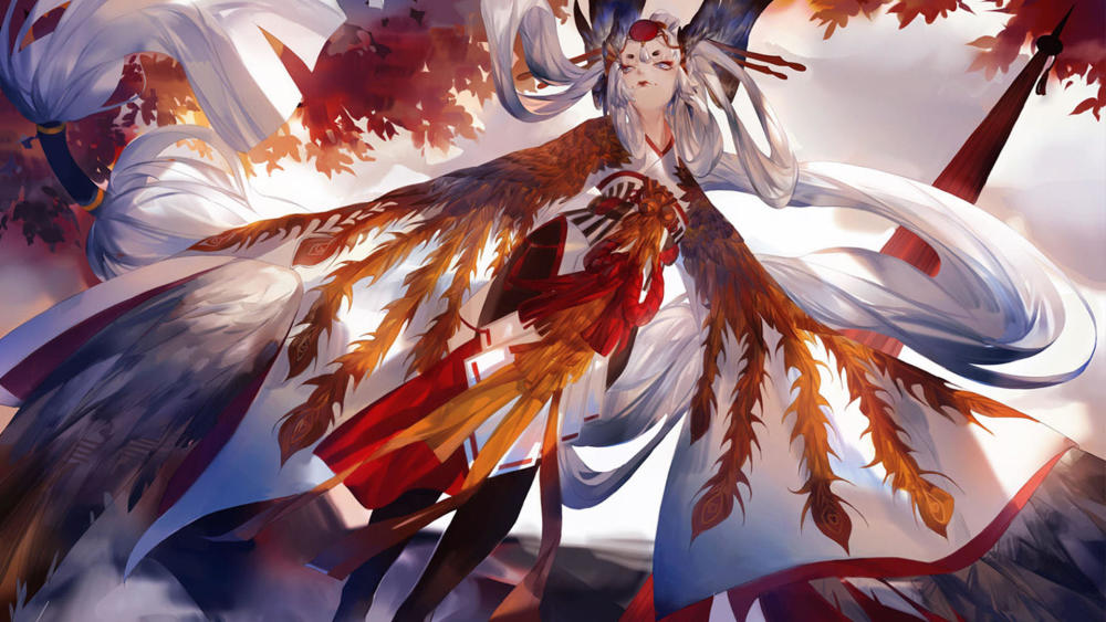 二次元动漫美图:《阴阳师》高清无水印壁纸,喜欢的快