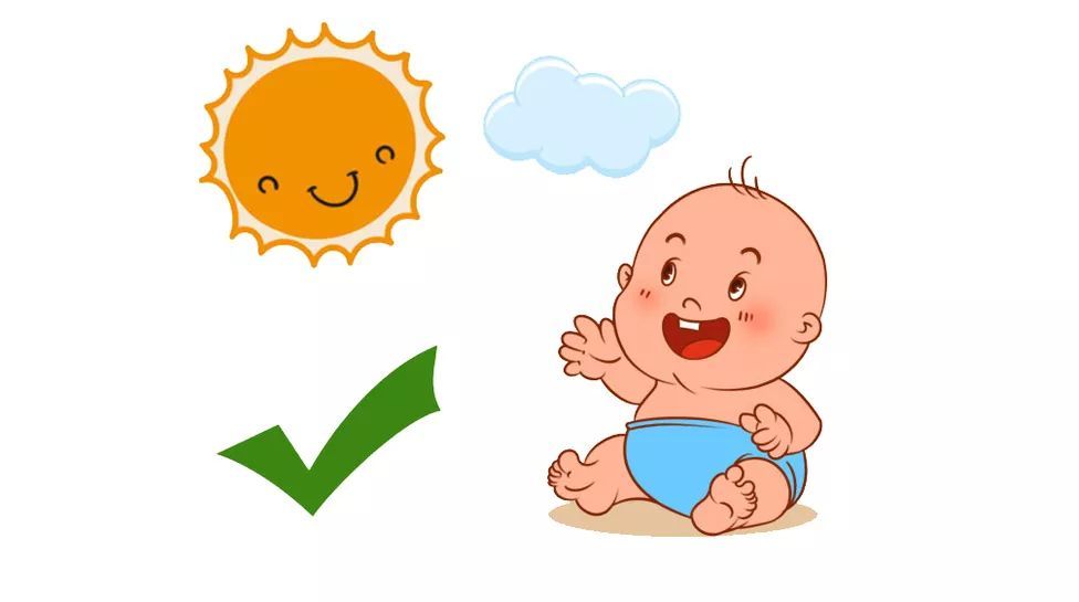如何给新生儿正确晒太阳?