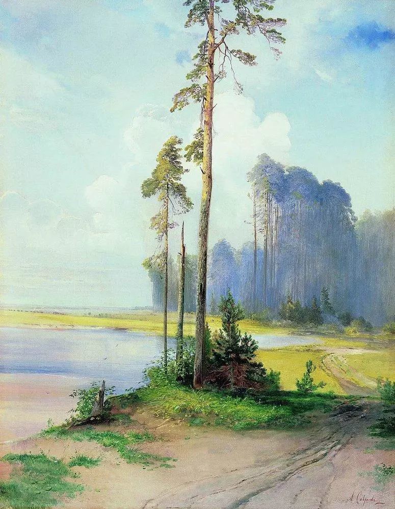 俄罗斯风景画丨他不满足于草木的生命和山水的秀丽,他