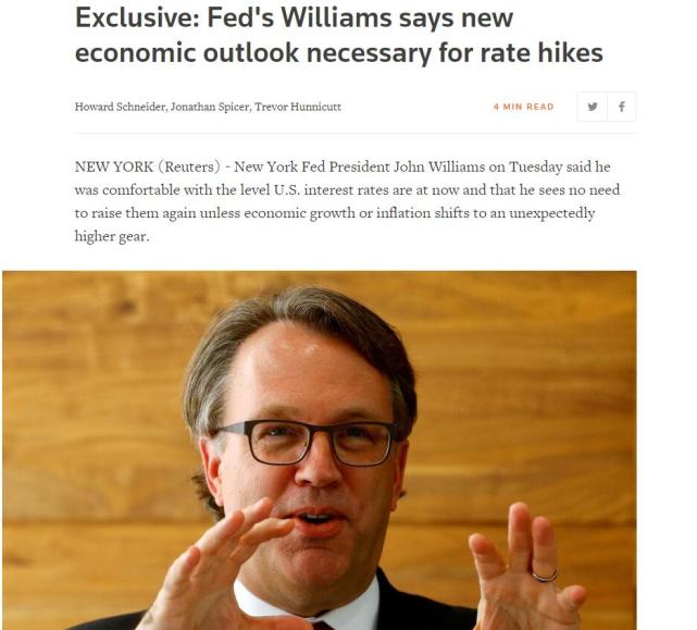 ŦԼ����������ܲ�����ķ˹�ܶ���ʾ����������Ŀǰ������ˮƽ�е����⣬��Ϊû�б�Ҫ�ٴ���Ϣ�����Ǿ���������ͨ��������١�����ķ˹�ڽ���·͸�ɷ�ʱԤ�ƣ�����������������ծȯͶ�����ֱ�����ꡣ������ʾ������Ϊ�����Ѿ��ﵽ����Ŀǰ�Խϵ͡����ԡ�ˮƽ�Ŀ�����������������ʧҵ������ƽ�ȣ�ͨ��(����еĻ�)��Ԥ�������������ʼ��Ƿ���Ҫĳ�ֳ�����ָܻ���Ϣʱ����˵����Ҫ����һ���������ز���Ҫ�ٶȼ�Ϣ��