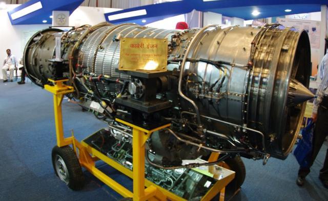 图为"光辉"战斗机使用的f404-in20发动机,该机系印度当时能够取得的最