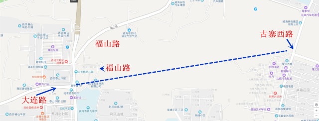 威海大连路要东延,建隧道架桥,跨福山路接古寨西路