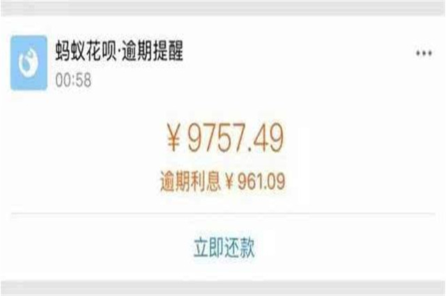 欠花呗的钱一直不还,会有怎样的后果?现在知道还不算晚