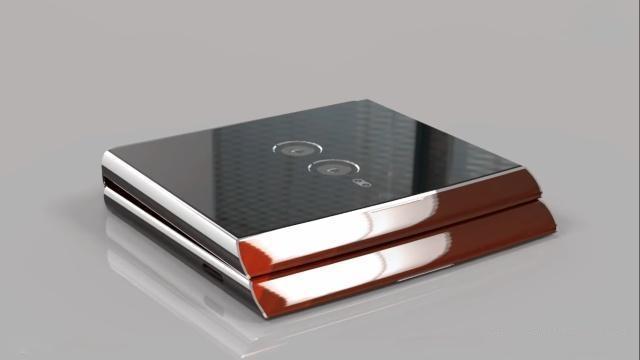 索尼可折叠新机渲染图曝光 骁龙855+支持5G网