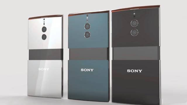 索尼可折叠新机渲染图曝光 骁龙855+支持5G网